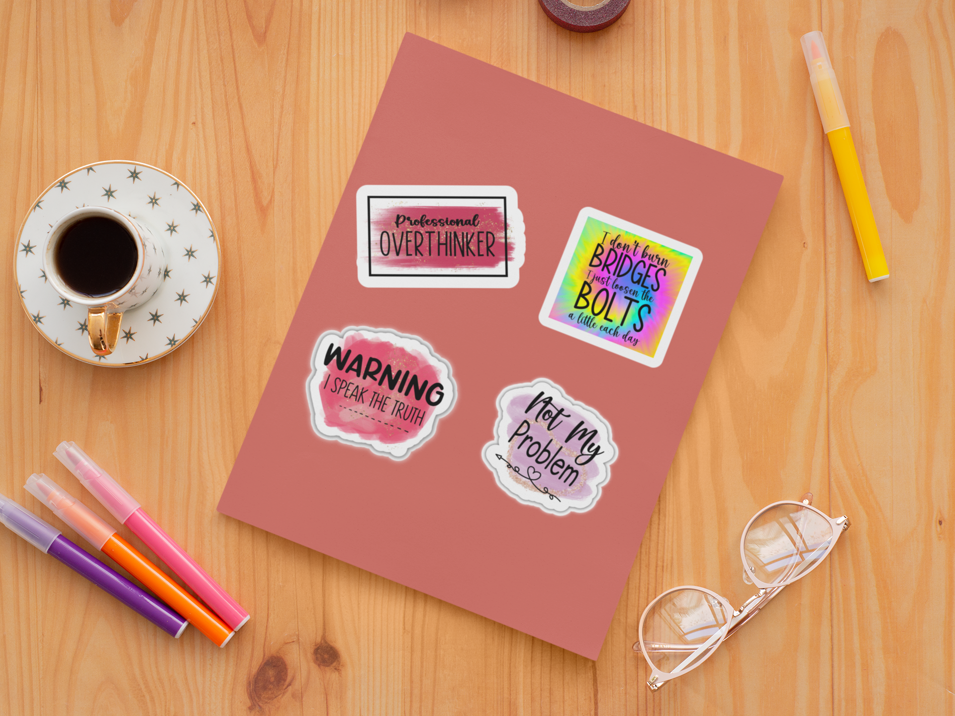 Funny Sarcastic Sticker Pack