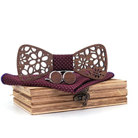 Artful Gentlemen Wooden Bow Tie