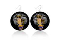 Sigma Wooden Earrings