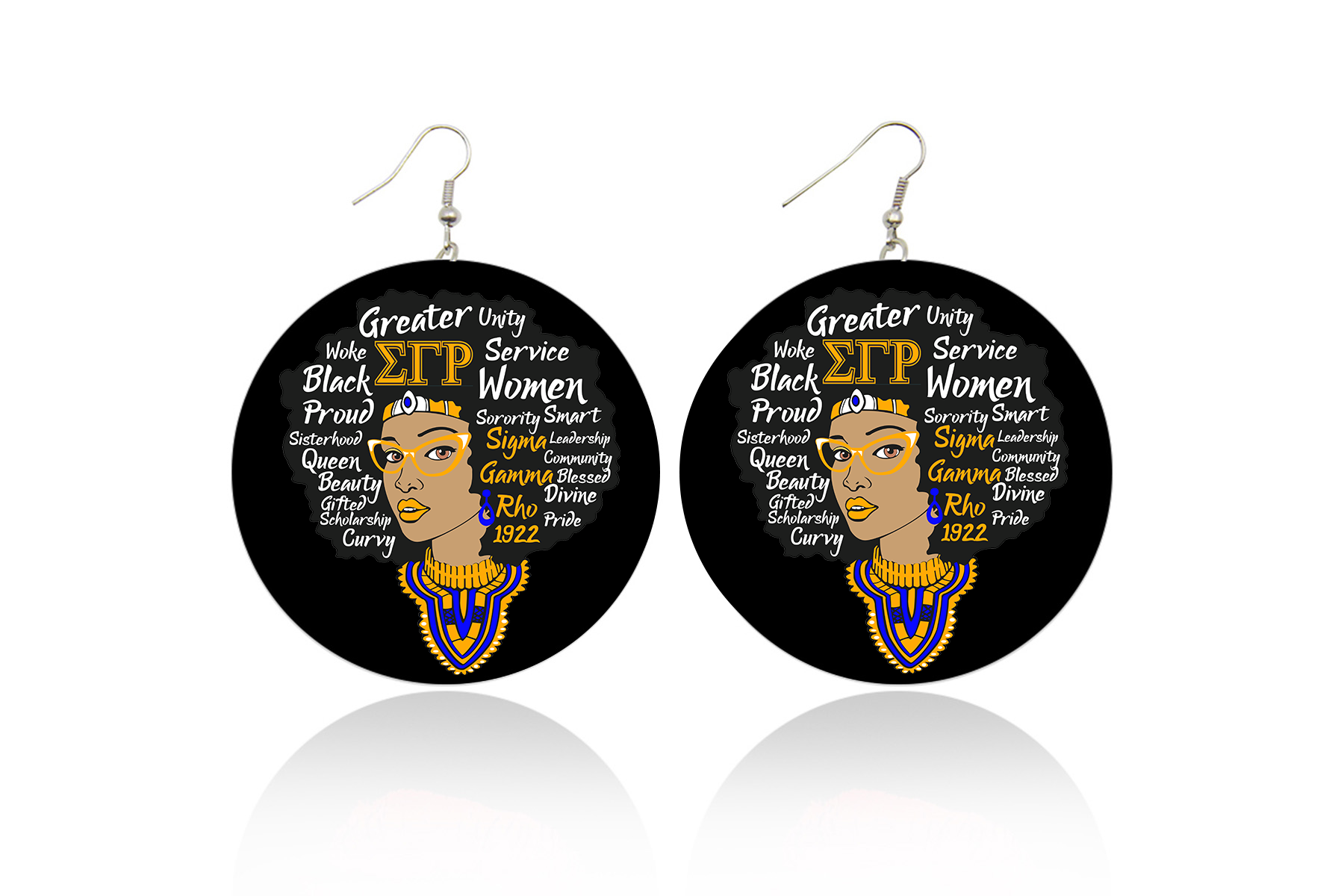 Sigma Wooden Earrings