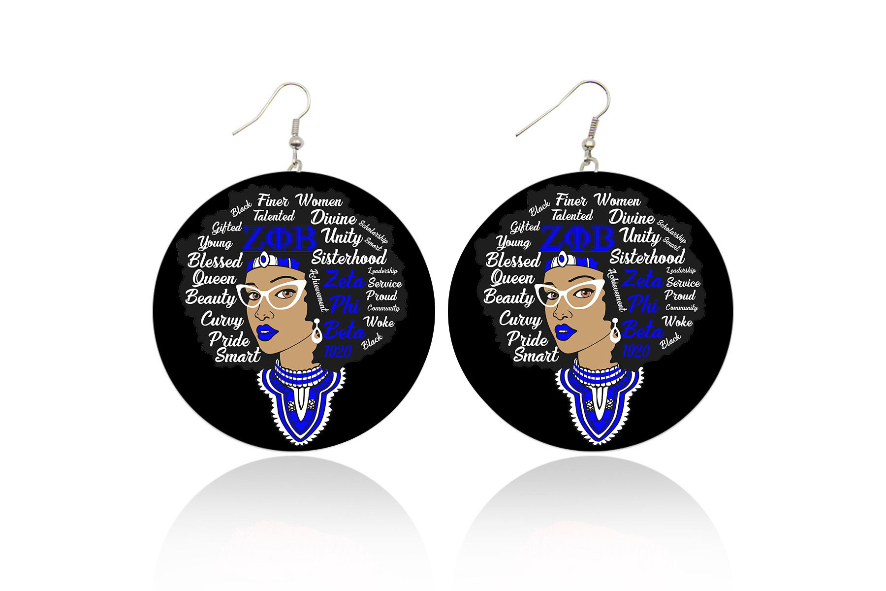 Zeta Wooden Earrings