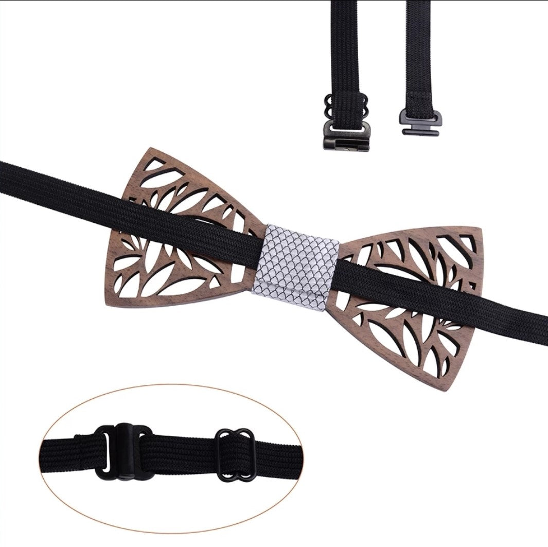 Artful Gentlemen Wooden Bow Tie
